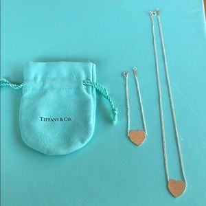 Tiffany & Co heart set - necklace and bracelet